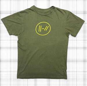 Twenty One Pilots Trench Era Logo Army Green Graphic T-Shirt